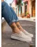 Espadrile dama casual bej Y602 T55-3